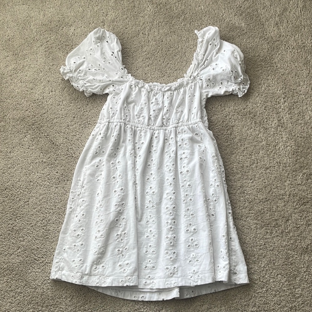 Eyelet babydoll dress